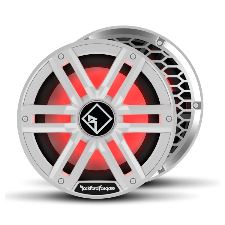 Rockford Fosgate M2D2-10I 10" DVC 2-Ohm Color Optix™ Infinite Baffle Marine Subwoofer