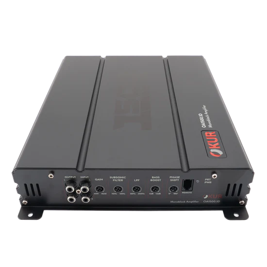 OKUR Dual 12" Subwoofers + Mono Amplifier + Atrend Sub Box + Wiring Kit