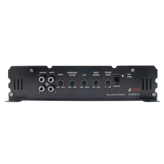 OKUR Dual 12" Subwoofers + Mono Amplifier + Atrend Sub Box + Wiring Kit