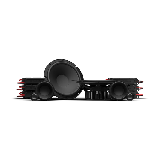 Rockford Fosgate Punch P3V2-65 6.5" 3-Way Component Speaker System – 75W RMS (Pair)