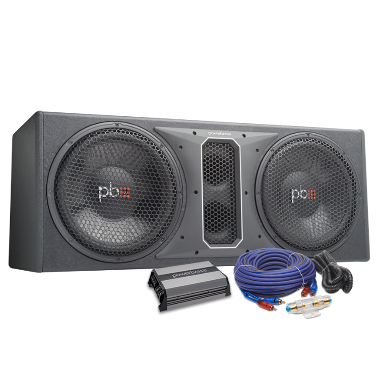 PowerBass PBM-PP212 Dual 12" Subwoofer System