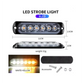20Twenty Lighting 6 LED Emergency Strobe Lighting in White & Amber