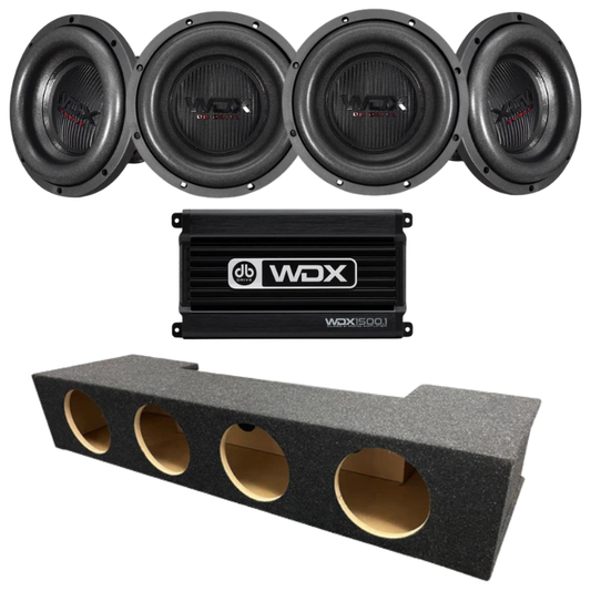 DB Drive Quad 8" Subwoofer Package