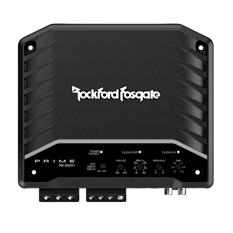 超美品！Rockford Fosgate R2-250X1 アンプ Rockford Fosgate R2-250X1 Prime Mono Amplifier 250 Watt Class-D