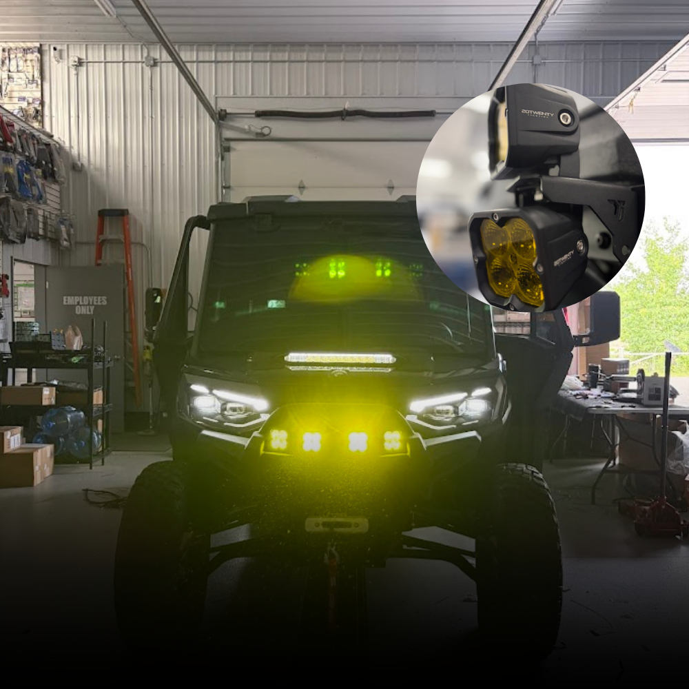 Can-Am Defender Lone Star Edition | 20Twenty Orion Cube Light Package