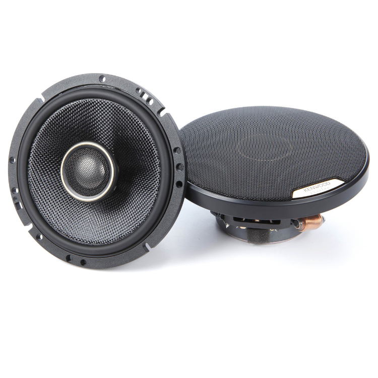 Kenwood Excelon XR-1701 6.5” 2-Way Speakers – Glass Fiber Cone, Titanium Tweeters
