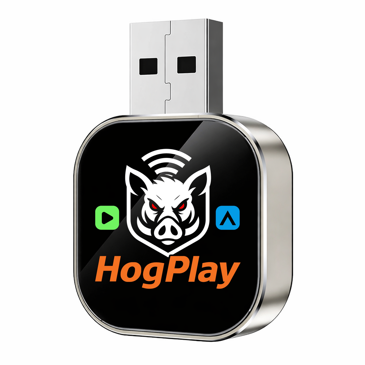 HogPlay Piglet USB Wireless Apple CarPlay & Android Auto Adapter