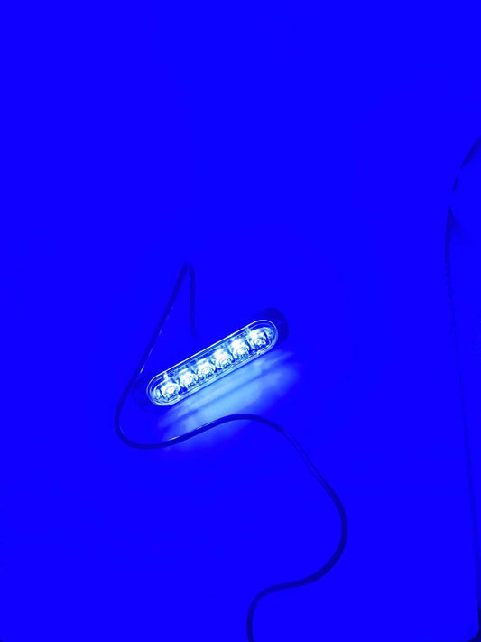 20Twenty Lighting 6 LED Emergency Strobe Lighting in Blue