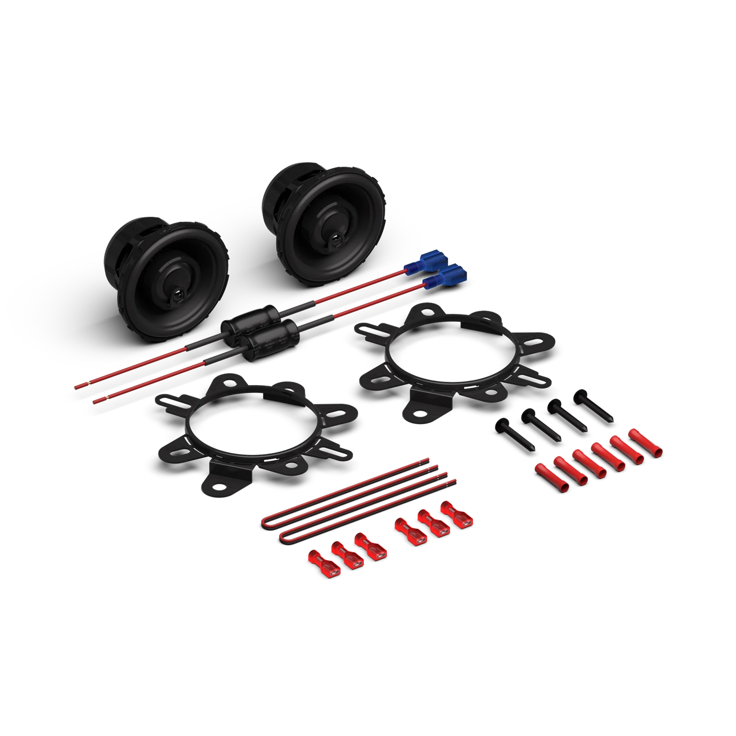 Rockford Fosgate Punch P1V2-25 2.5" 3-Way Coaxial Car Speakers – 75W RMS (Pair)