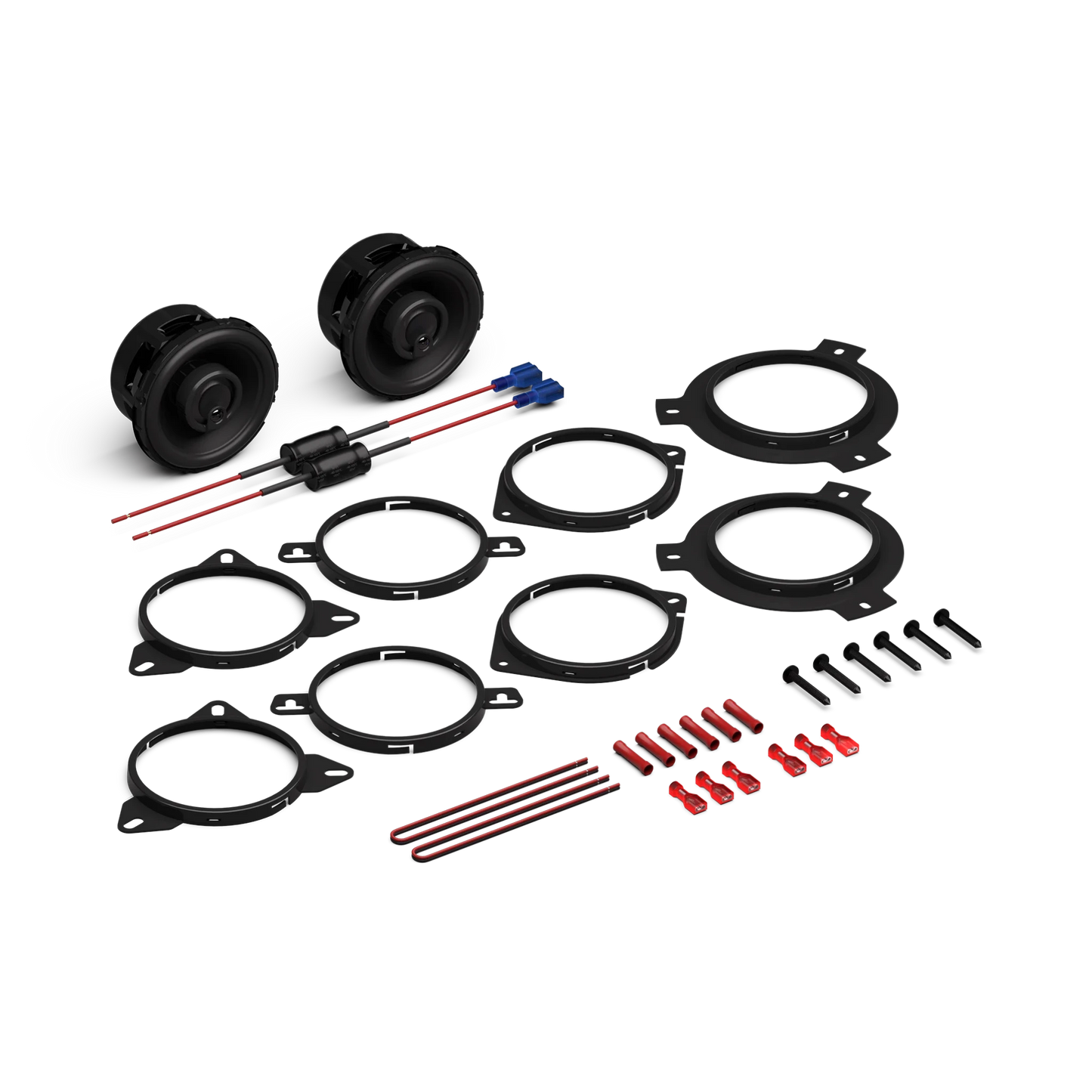 Rockford Fosgate Punch P1V2-3 3.5" 3-Way Coaxial Car Speakers – 75W RMS (Pair)
