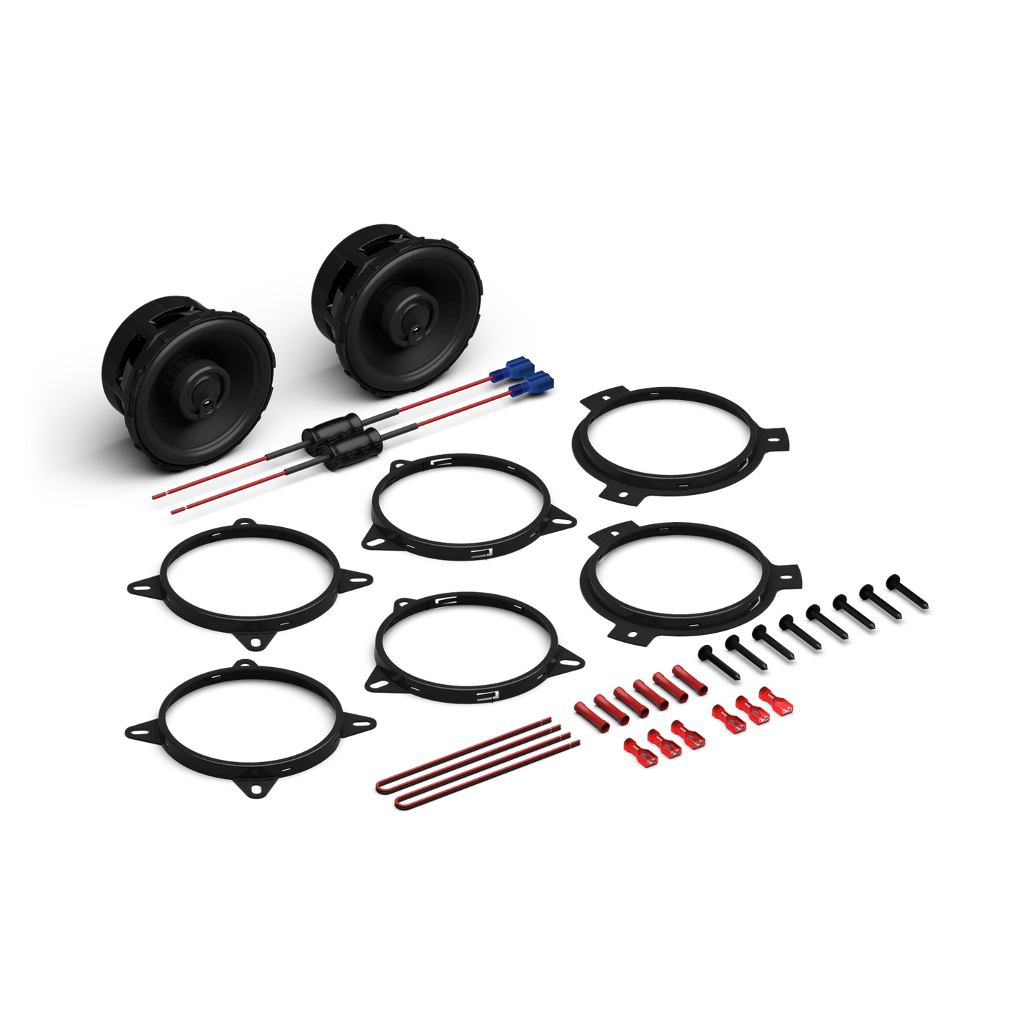 Rockford Fosgate Punch P1V2-4 4" 3-Way Coaxial Car Speakers – 75W RMS (Pair)