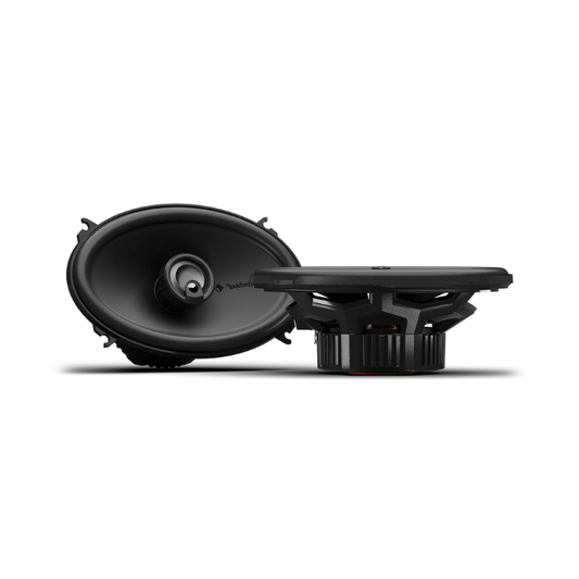 Rockford Fosgate Punch P1V2-46 4x6" 3-Way Coaxial Car Speakers – 75W RMS (Pair)