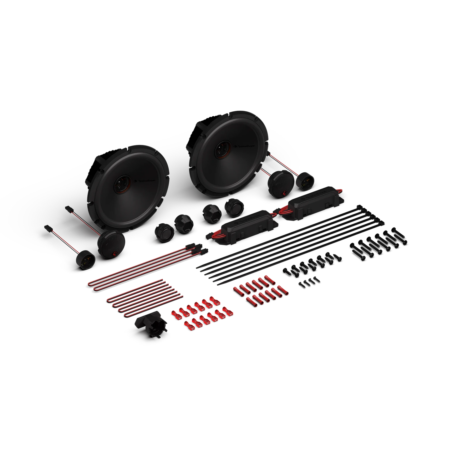 Rockford Fosgate Punch P2V2-65 6.5" Convertible Component Speakers – 75W RMS (Pair)