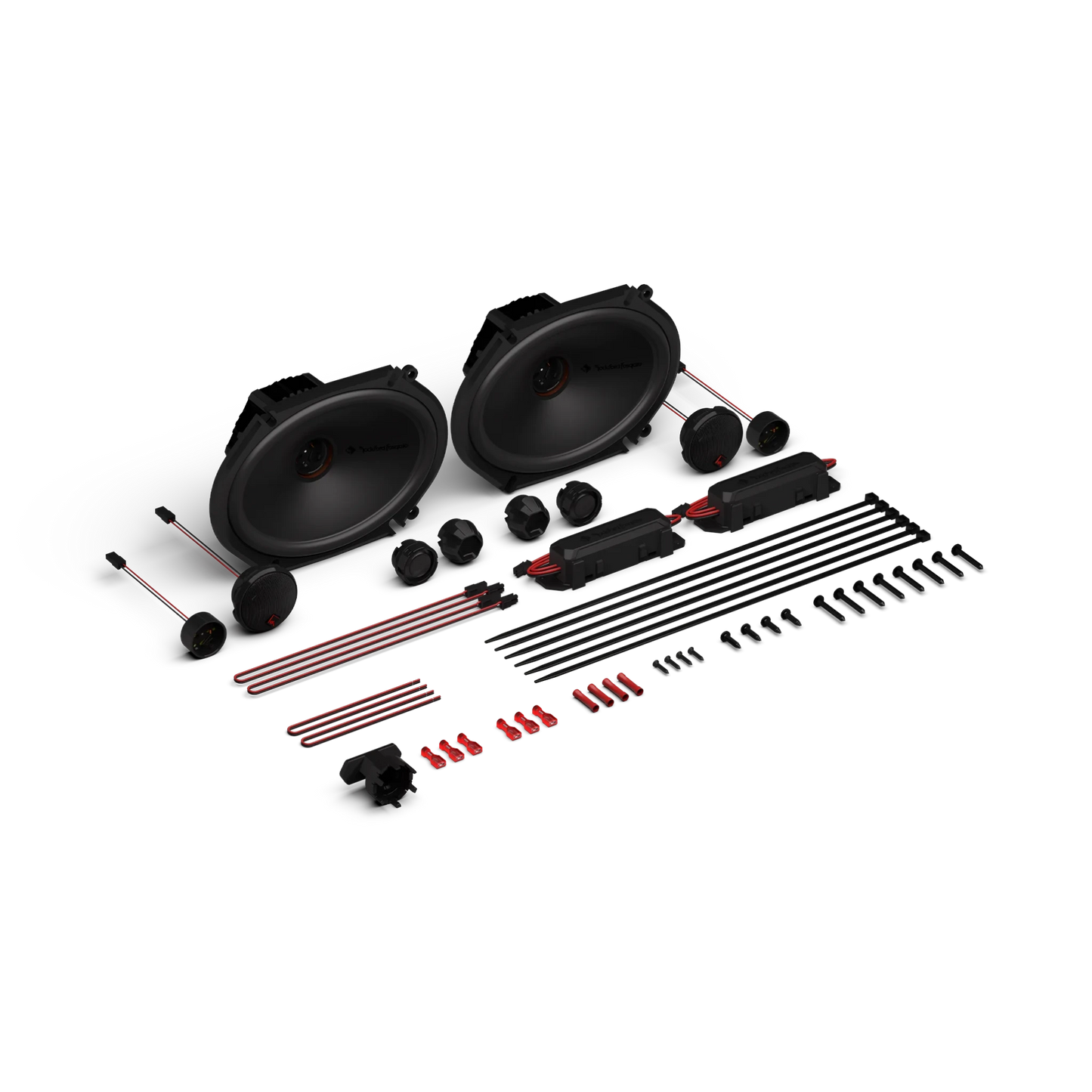 Rockford Fosgate Punch P2V2-68 6x8" Convertible Component Speakers – 75W RMS (Pair)