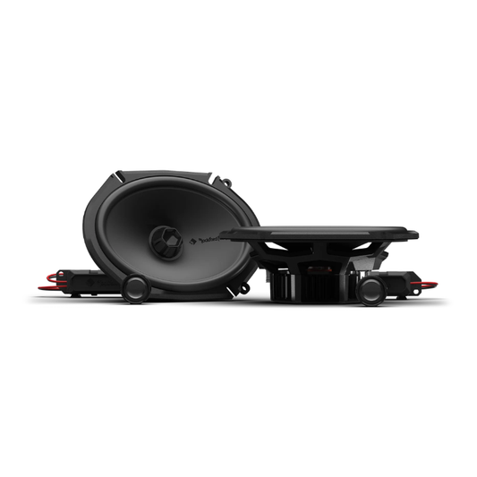 Rockford Fosgate Punch P2V2-68 6x8" Convertible Component Speakers – 75W RMS (Pair)