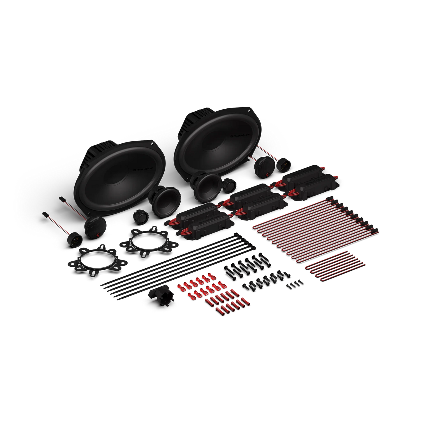 Rockford Fosgate Punch P3V2-69 6x9" 3-Way Component Speaker System – 150W RMS (Pair)