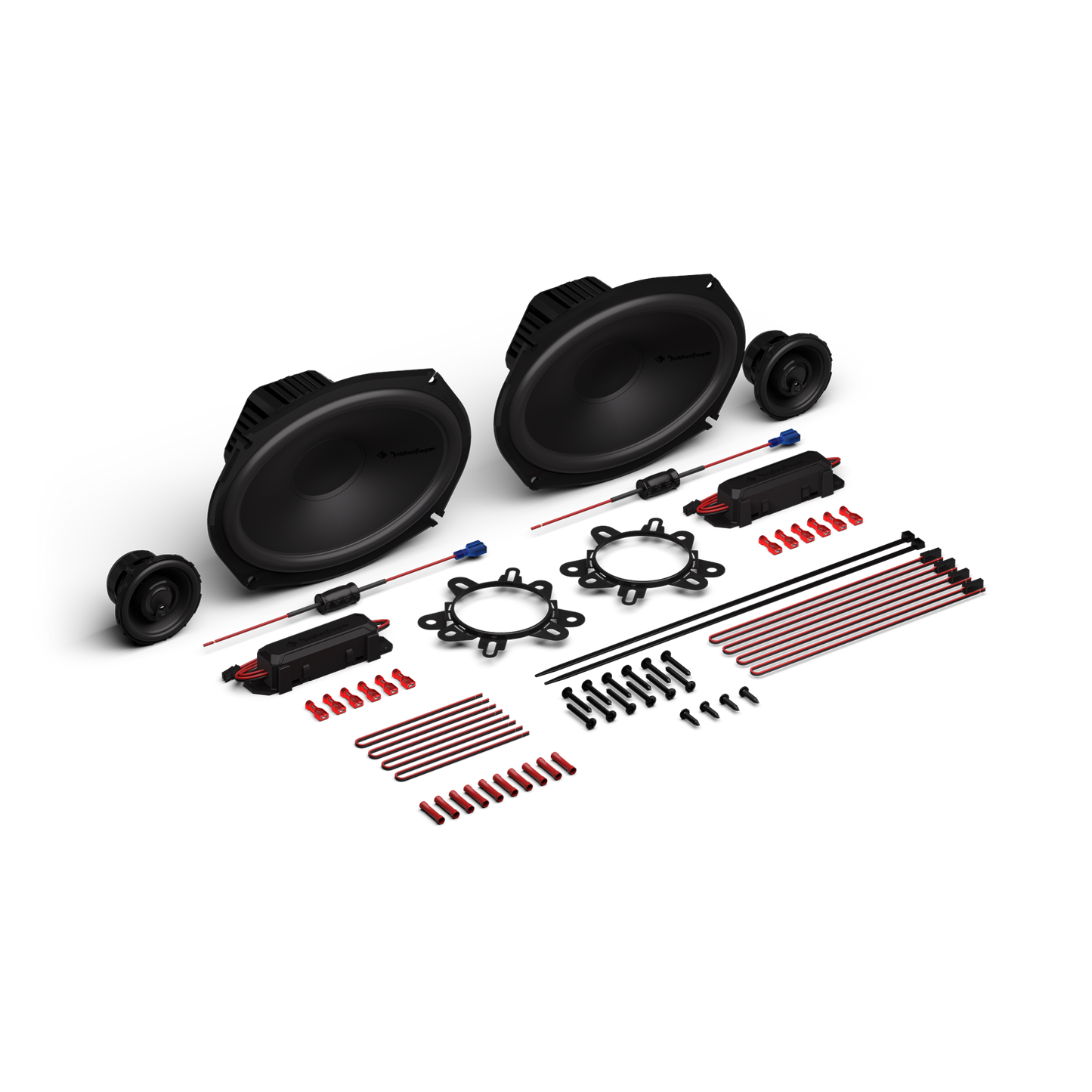 Rockford Fosgate Punch P3V2-69C2 6x9" 3-Way OEM Component Speaker System – 75W RMS (Pair)