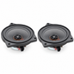 PowerBass OE42-T3Y 4" Tesla OEM Coaxial Speakers complete set: two speakers