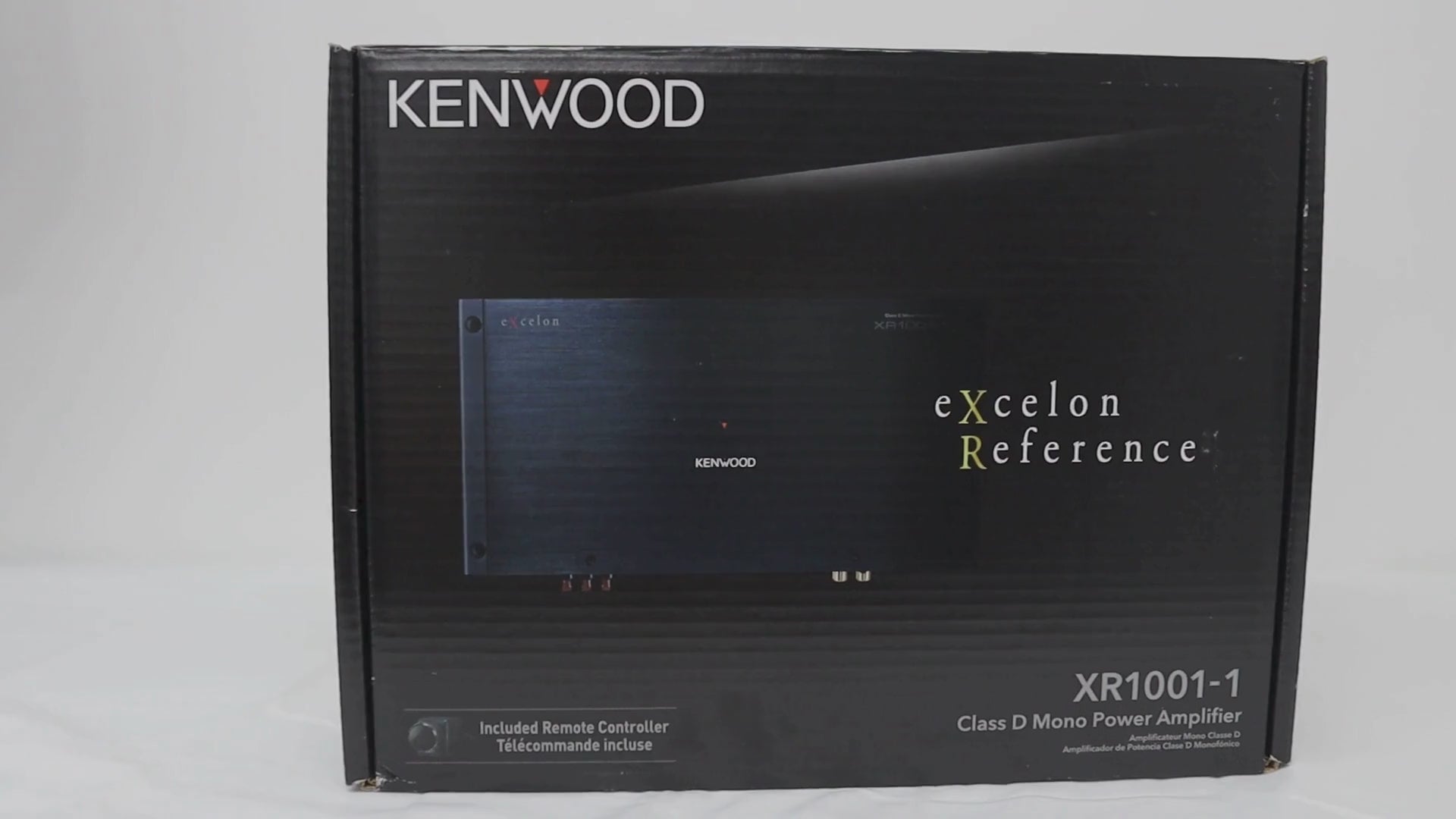 Kenwood XR1001-1 Mono Amplifier – 1000W RMS @ 2Ω Class D Subwoofer
