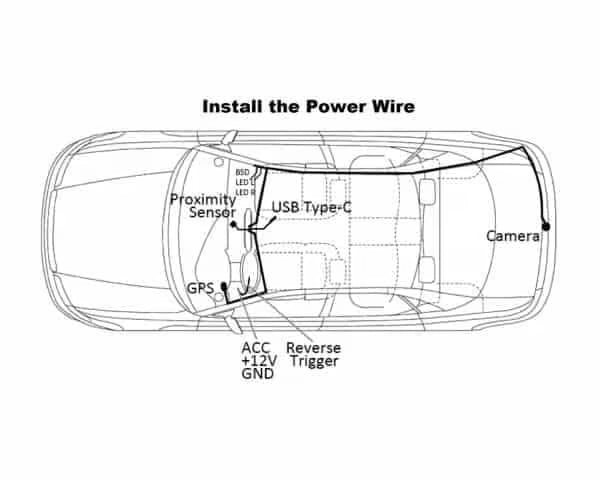 Rydeen TOMBO 360X Rearview Mirror with 360° Camera