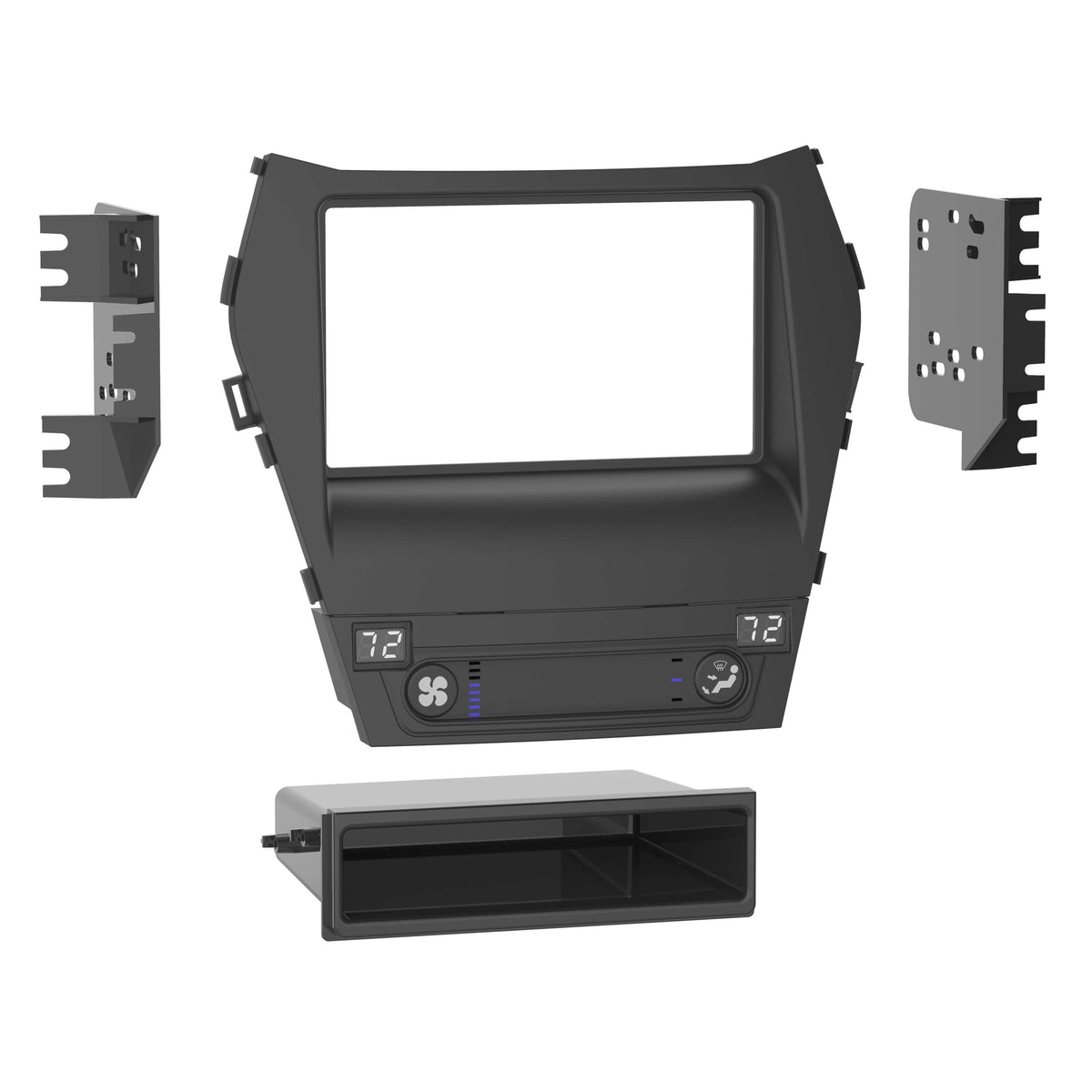 Metra 99-7386B radio installation dash kit
