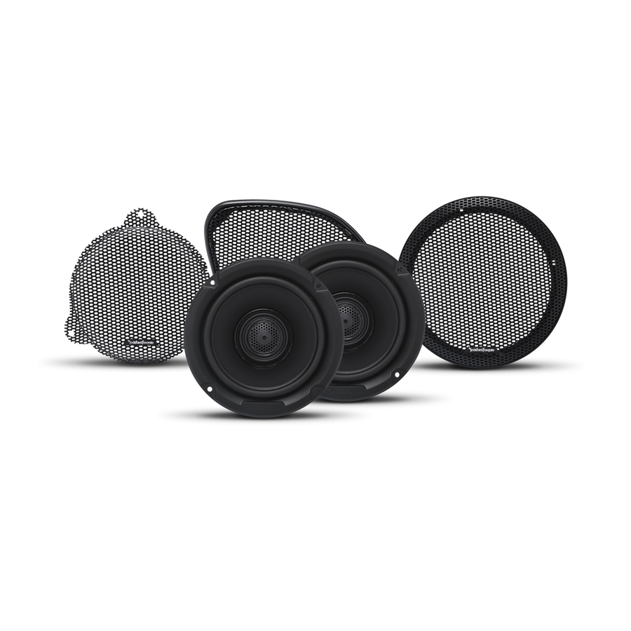 Rockford Fosgate TMS65 6.5" Motorcycle Speakers for 2014+ Harley Street Glide & Road Glide