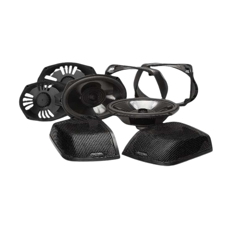 Rockford Fosgate TMS69BL14 6x9" Saddlebag Lid Speaker Kit for 2014+ Harley-Davidson Touring Models