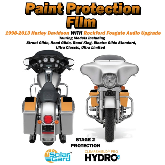 Paint Armor 1998-2013 Harley Davidson Stage 2 with Rockford Fosgate audio upgrade