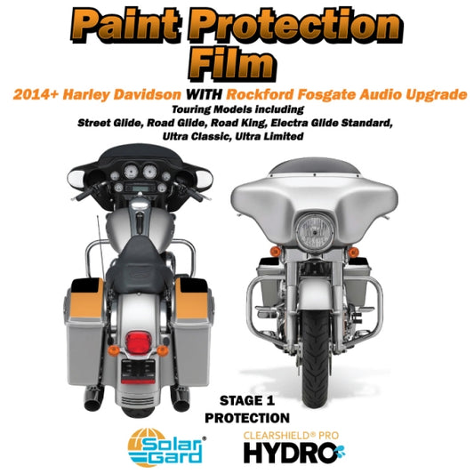 Paint Armor 2014+ Harley Davidson Stage 1 with Rockford Fosgate audio upgrade