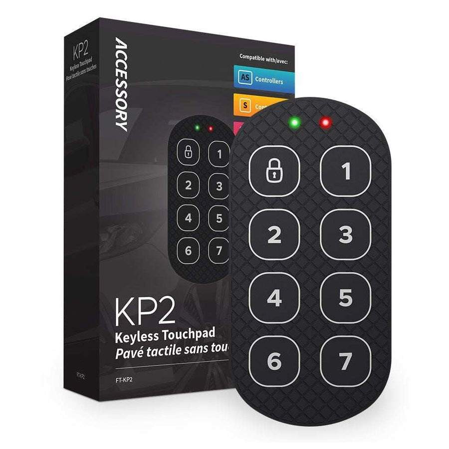 Compustar KP2 Keyless Touchpad with upgraded processor and touch sensors.