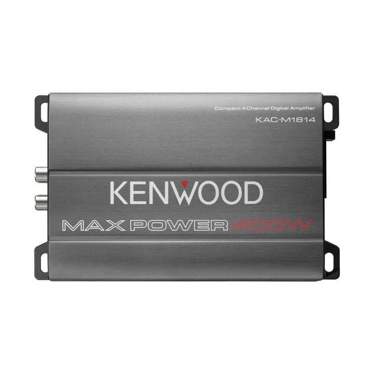 Kenwood KAC-M1814 Compact 4-Channel Amplifier – 45W RMS x4 Micro Class D Amp