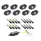 8 Chasing LED rock light kit with Pro Chasing controller 24W