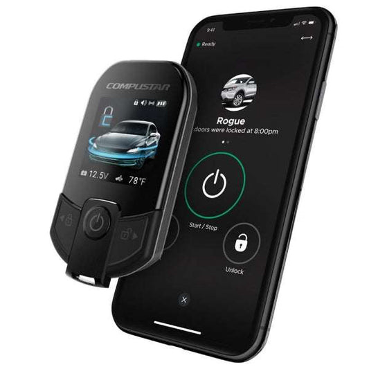 Compustar Pro T13 remote start and security system with smartphone control.